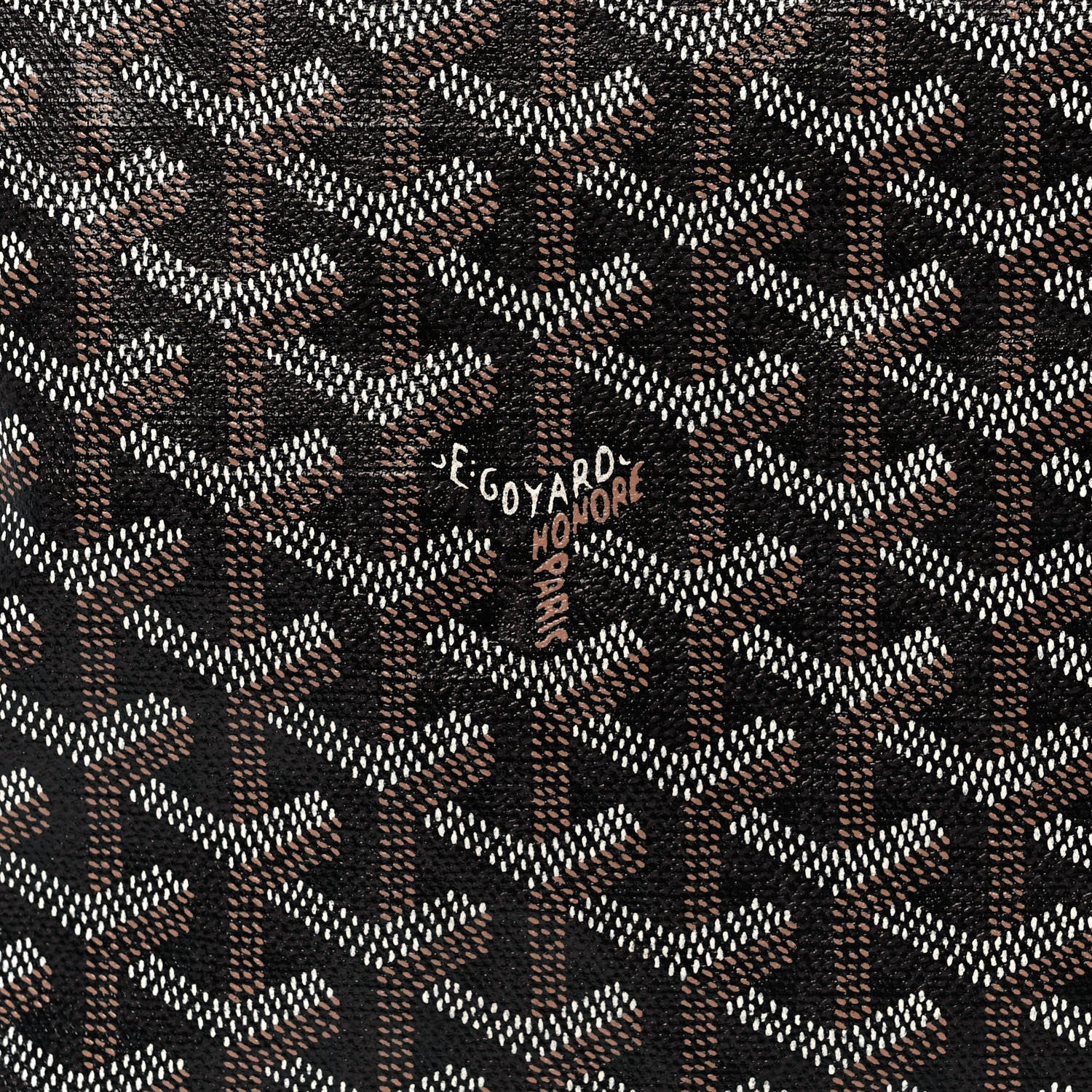 Goyard Goyardine Fidji Zip Hobo Black 17 of 17