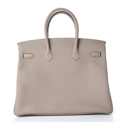 Hermes Togo Birkin 35 Gris Tourterelle 4 of 34