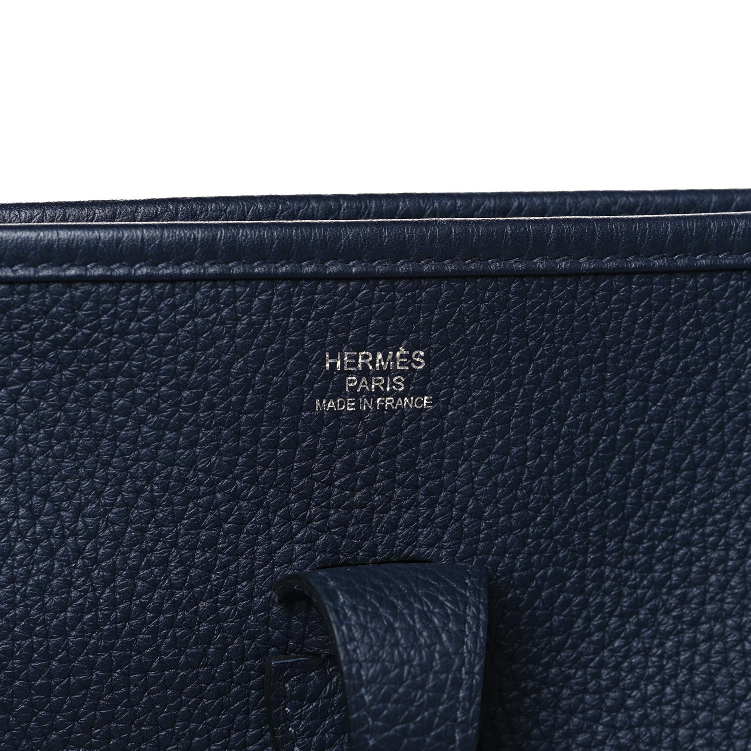 Hermes Taurillon Clemence Evelyne III PM Bleu Encre 6 of 10