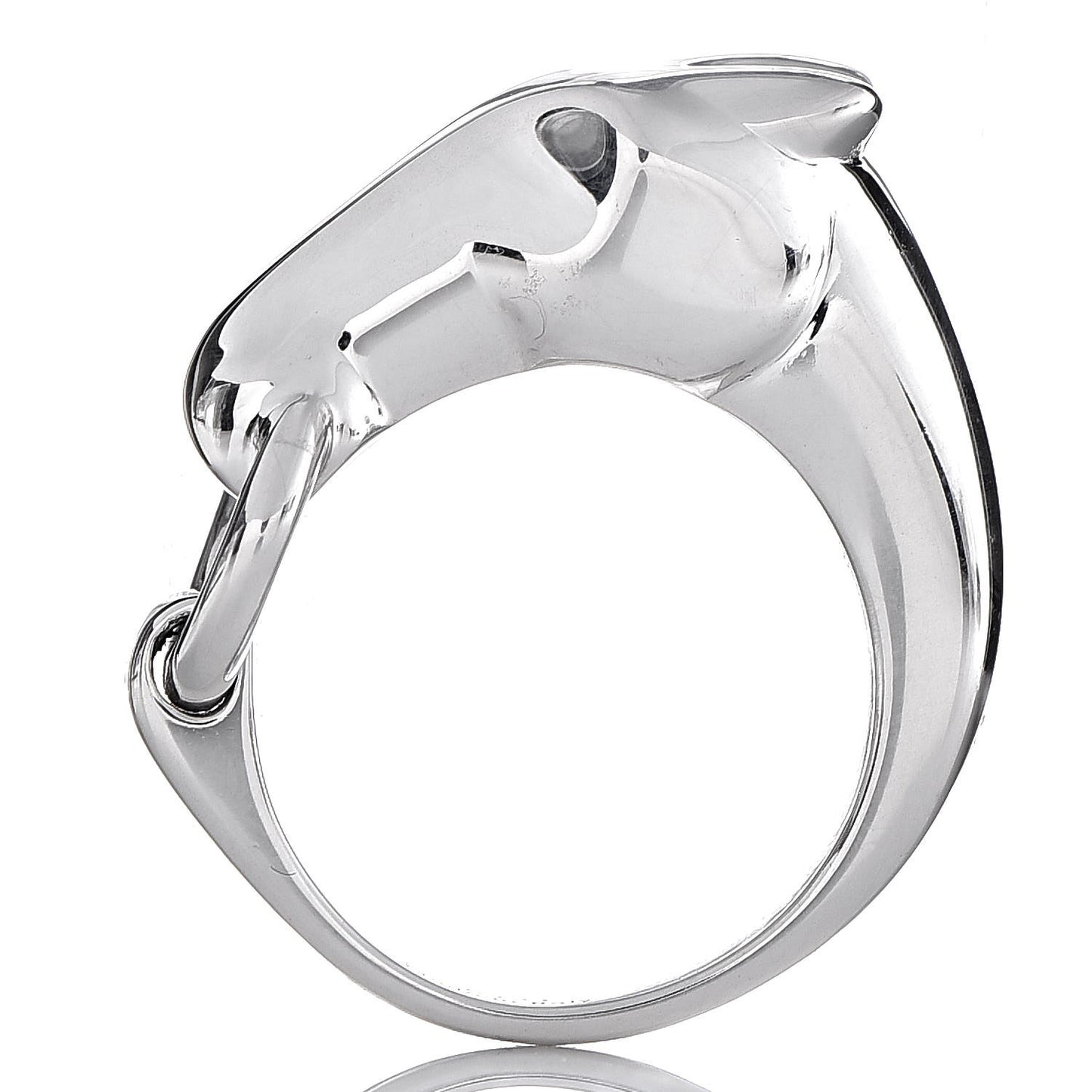 Sterling Silver Small Galop Ring 56 7.75