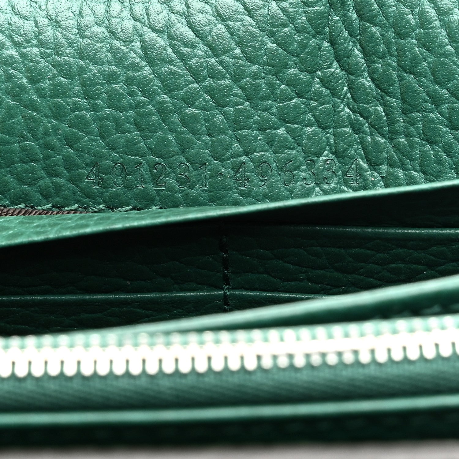 Gucci Calfskin Mini Dionysus Chain Wallet Emerald 7 of 11