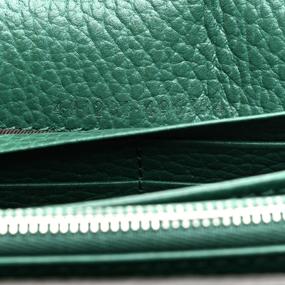 Gucci Calfskin Mini Dionysus Chain Wallet Emerald 7 of 11