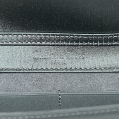 Christian Dior Satin Diorama Wallet on Chain Pouch Blue Gray 6 of 11