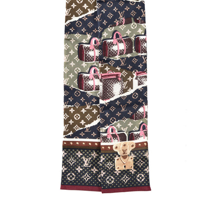 Louis Vuitton Silk Monogram Voyage Bandeau 2 of 2