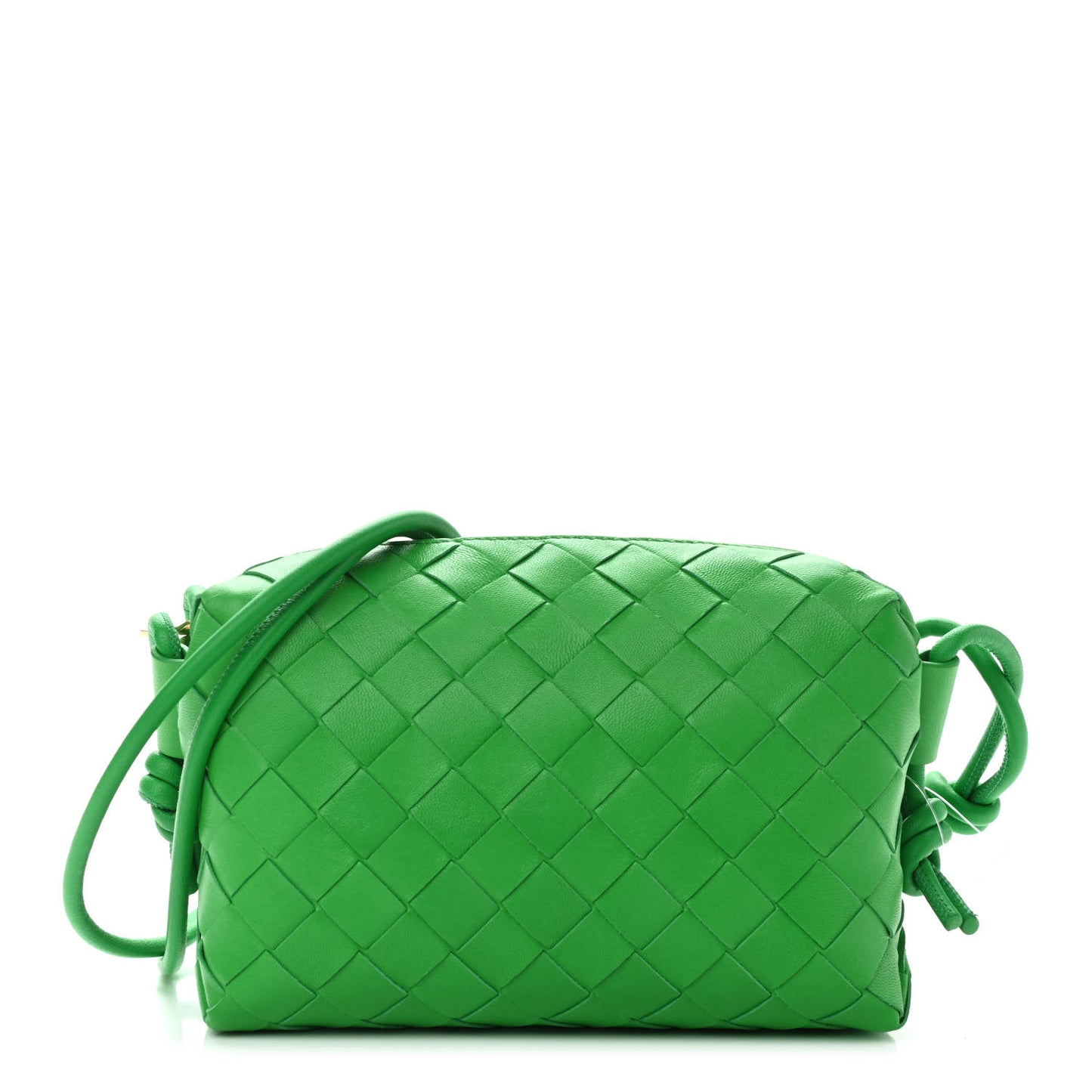Nappa Intrecciato Mini Loop Camera Bag Parakeet