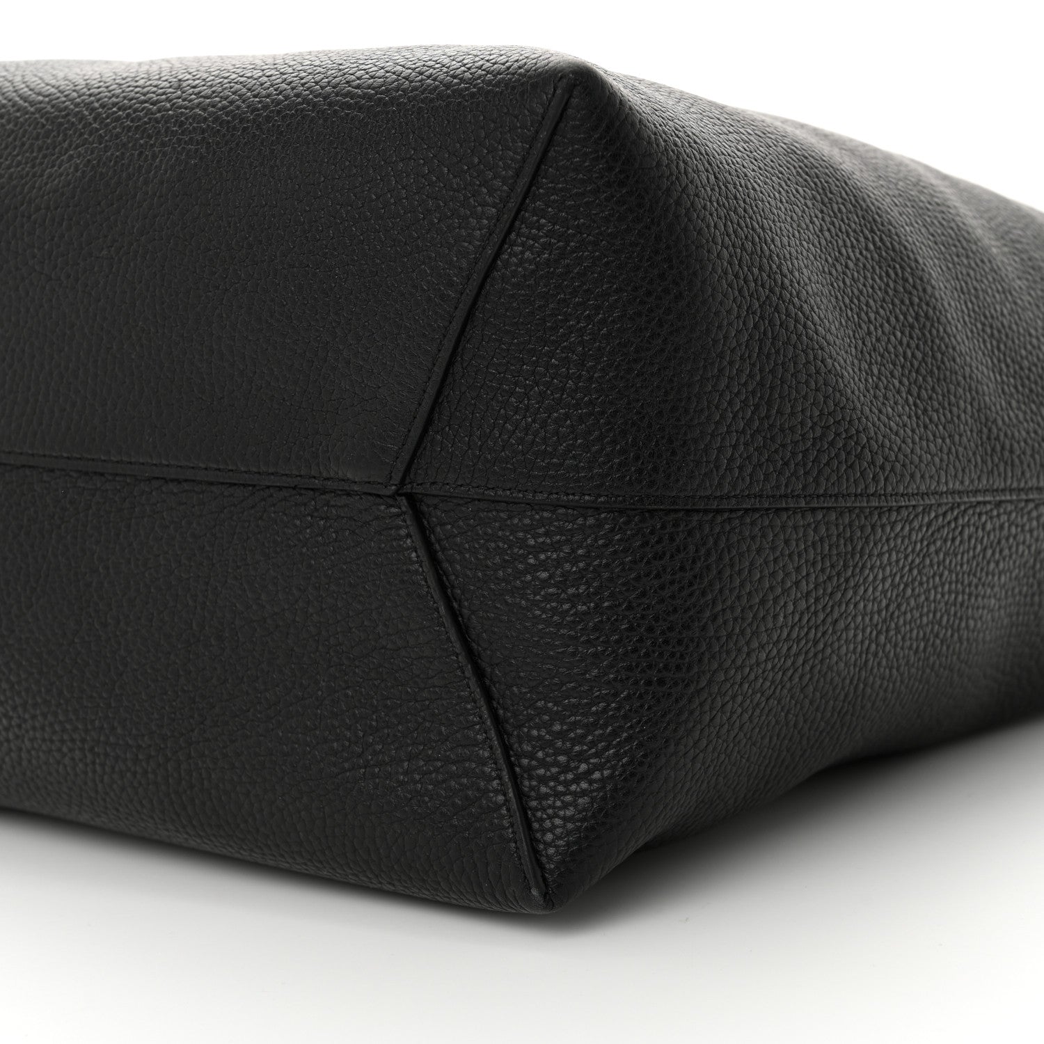 Mansur Gavriel Pebbled Calfskin Everyday Cabas Black 9 of 10