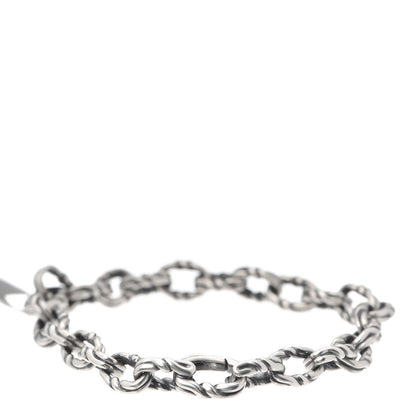 David Yurman Sterling Silver 8mm Twist Link Chain Bracelet 3 of 5