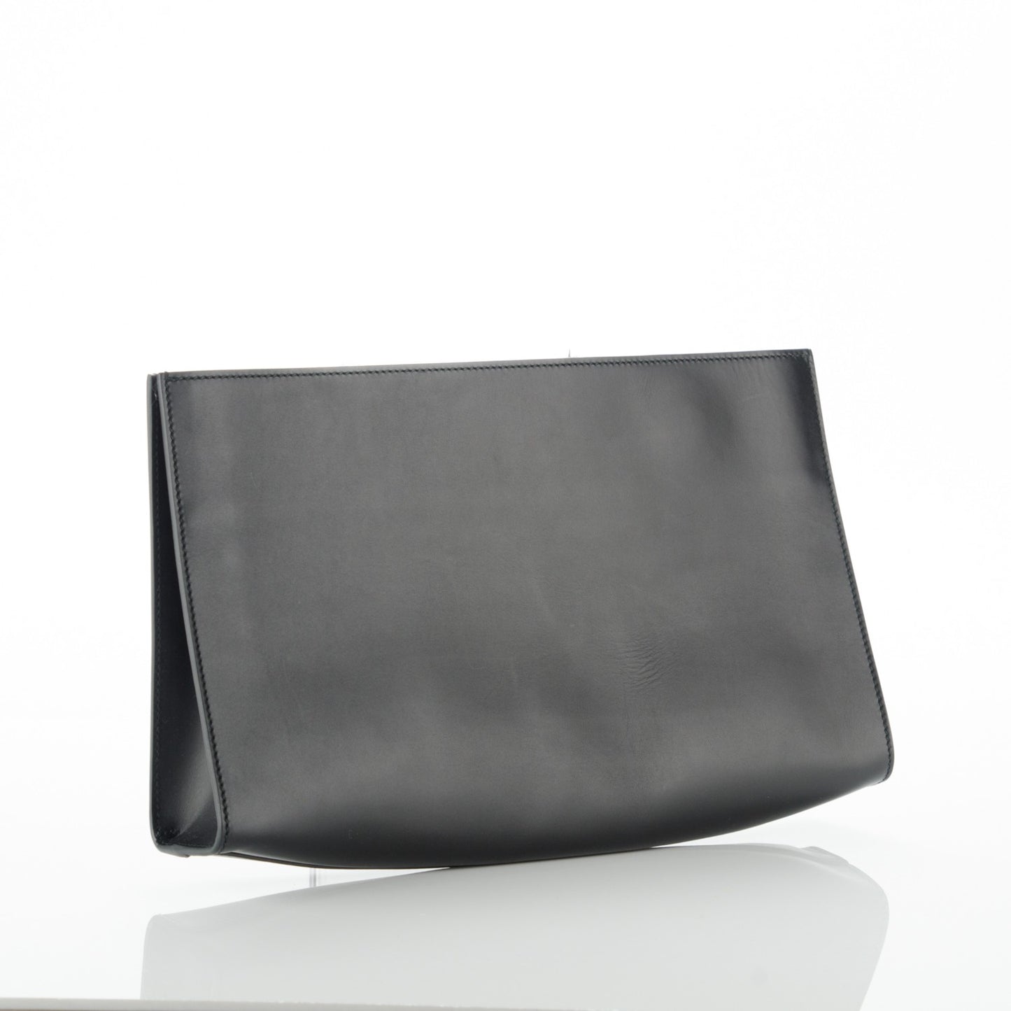 Calfskin Embossed XL Clutch Nero Black