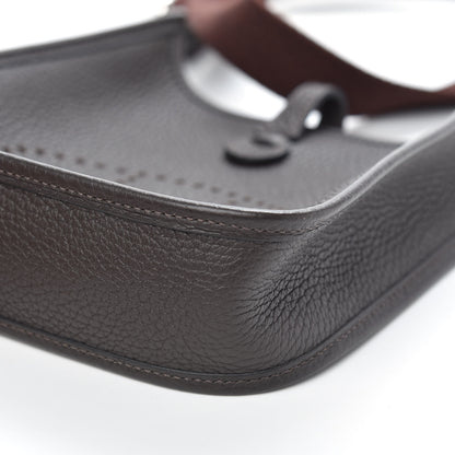 Hermes Taurillon Clemence Amazone Evelyne TPM Ebene Havane 8 of 10