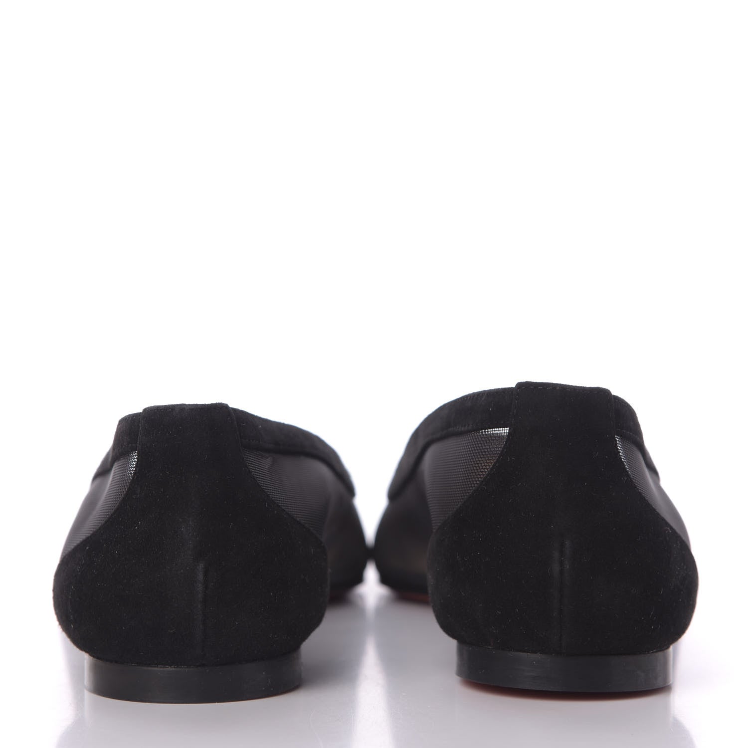 Christian Louboutin Veau Velours Rete Galativi Flats 39 Black 7 of 10