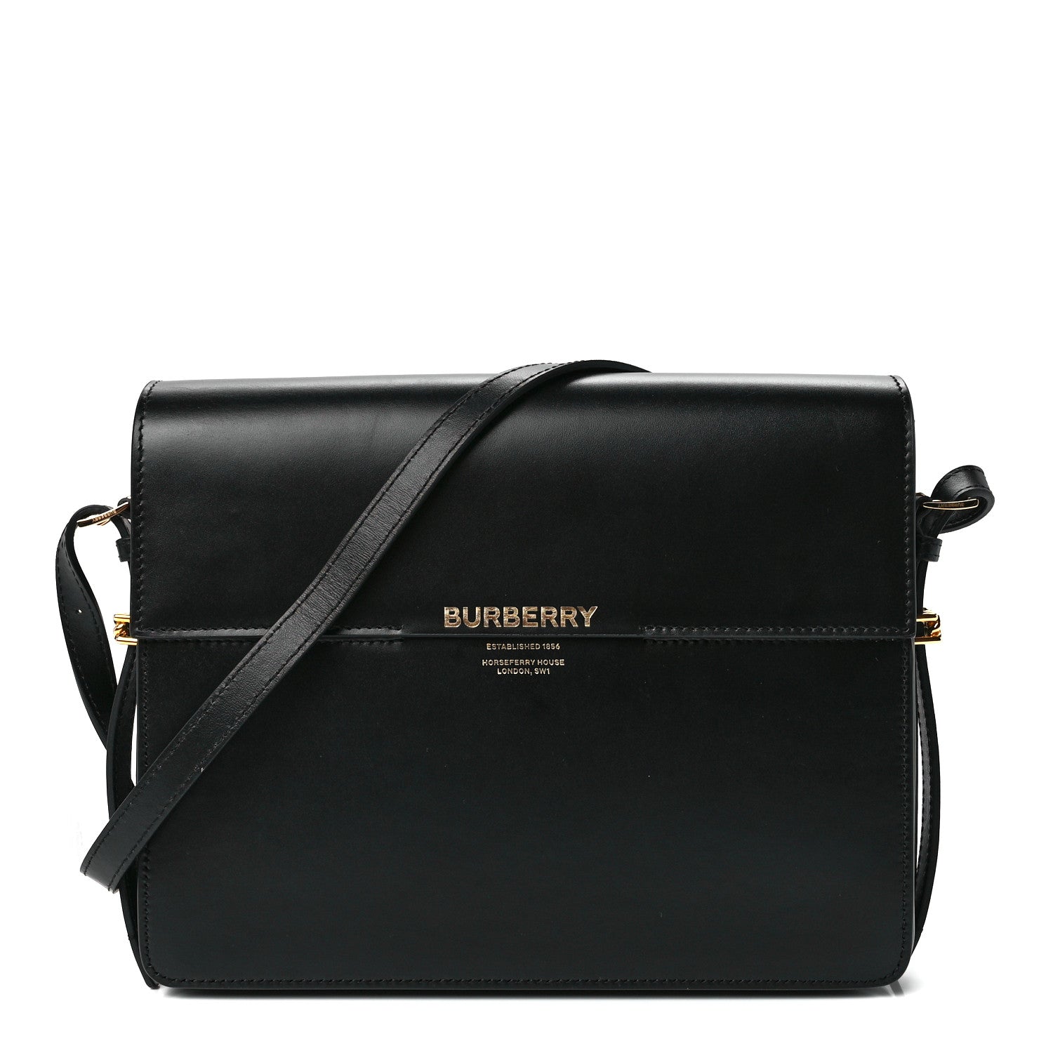 Burberry Calfskin Large Grace Bag Black 1 of 11