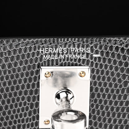 Hermes Shiny Lizard Mini Kelly Sellier 20 Ardoise 5 of 10