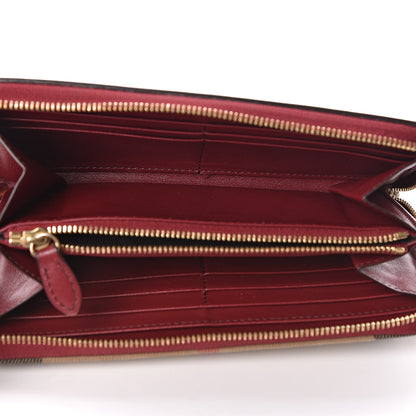 Burberry Calfskin House Check Elmore Zip Around Wallet Russet Red 5 of 6