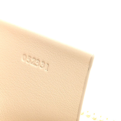 Loewe Shiny Calfskin Mini Cropped Puzzle Fold Tote White 7 of 10