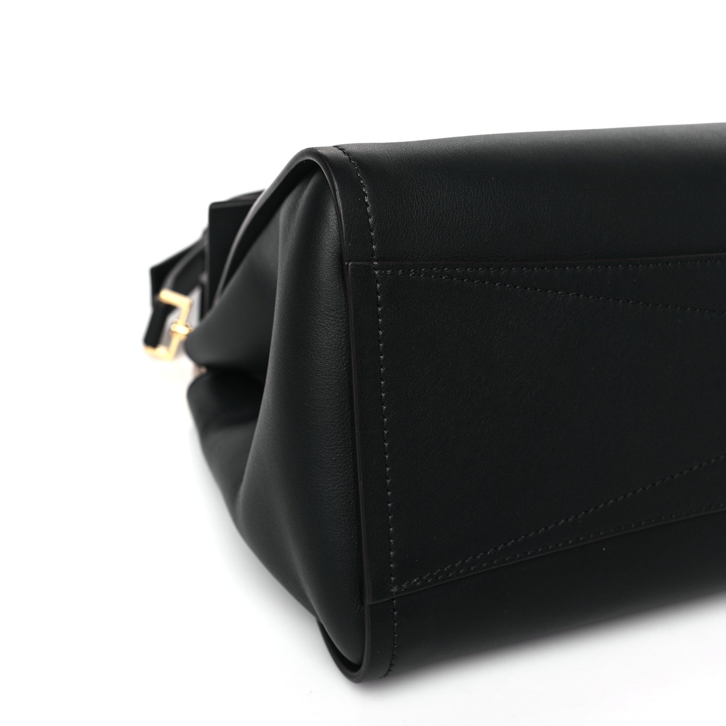 Calfskin Small Mystic Shoulder Bag Black