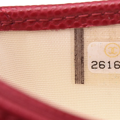 Chanel Caviar Quilted Card Holder Pink 8 of 9