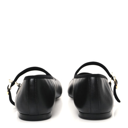 Chanel Lambskin Mary Jane Flats 38.5 Black 6 of 10
