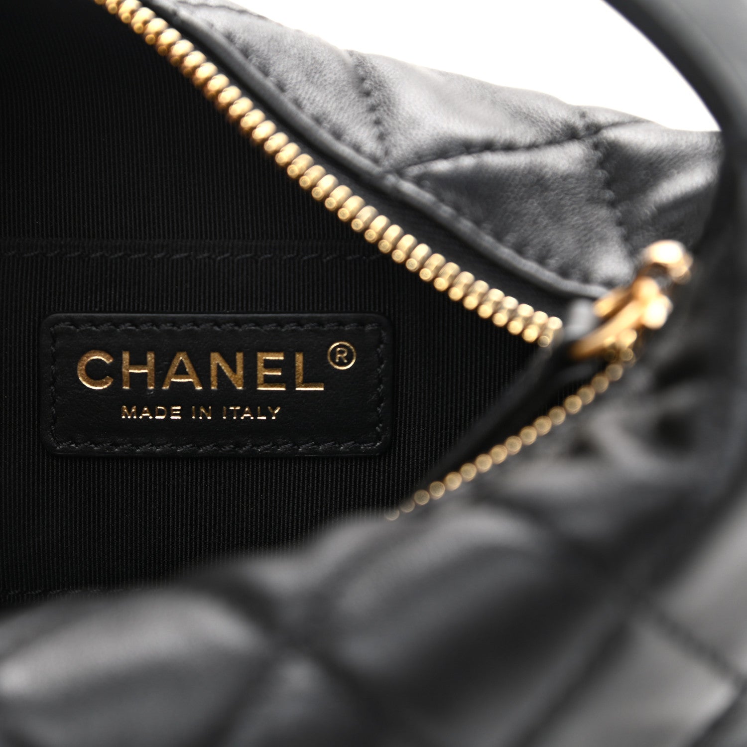 Chanel Lambskin Quilted Small Perfect Meeting Hobo Black 6 of 10