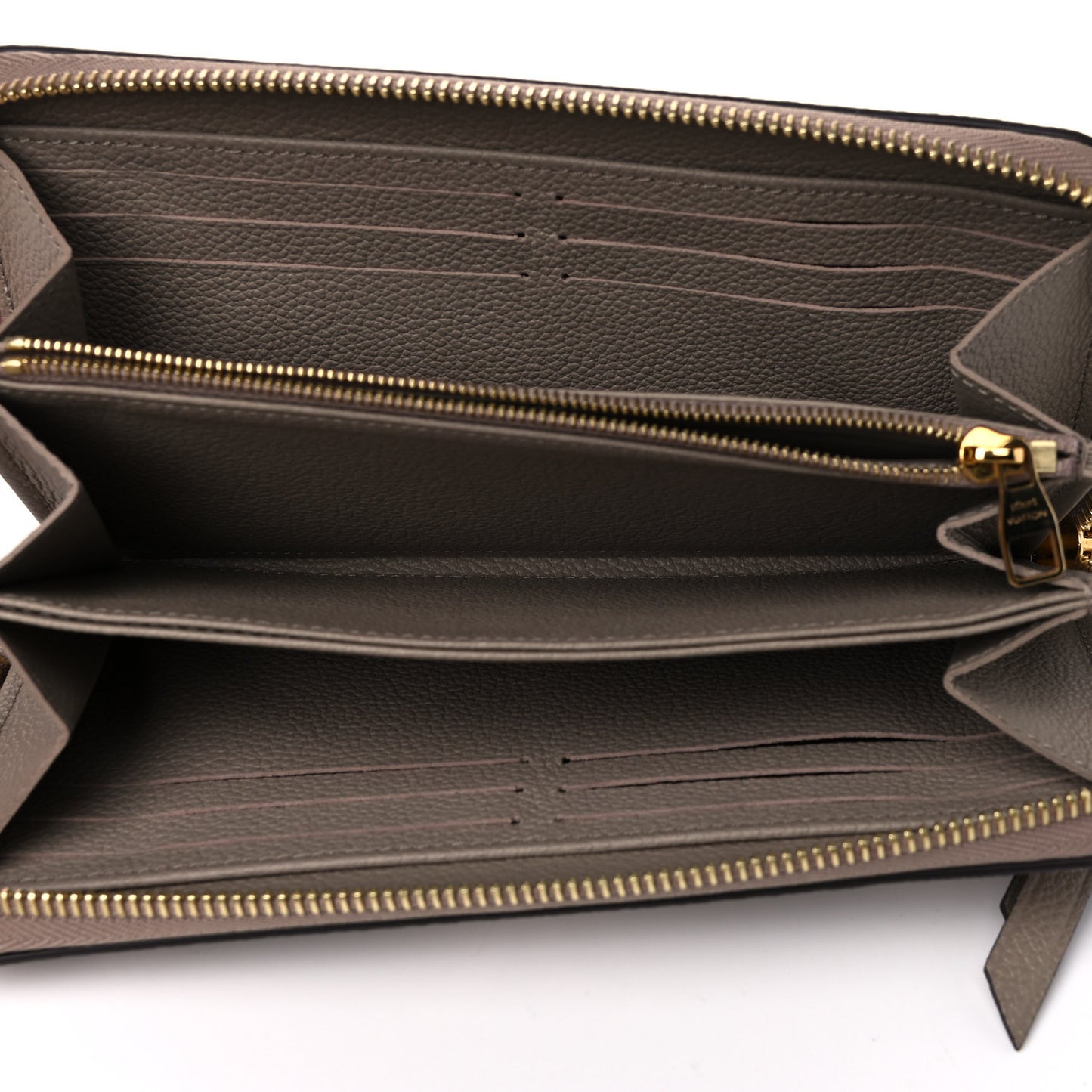 Empreinte Monogram Giant Zippy Wallet Tourterelle Creme