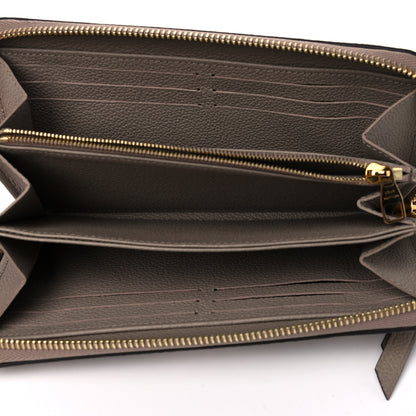 Louis Vuitton Empreinte Monogram Giant Zippy Wallet Tourterelle Creme 5 of 7
