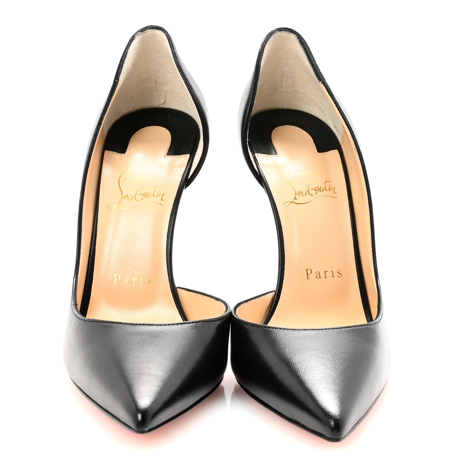 Christian Louboutin Shiny Nappa Iriza 100 Pumps 38.5 Black 3 of 9