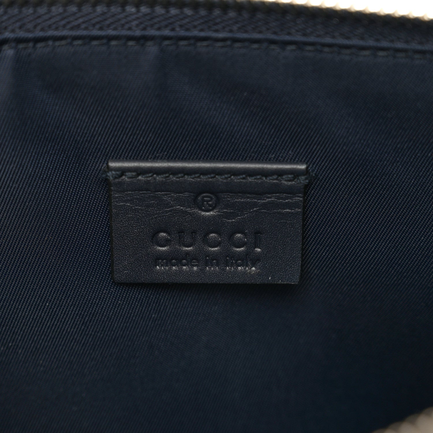 Gucci GG Supreme Monogram Blooms Large Zip Pouch Blue 6 of 9