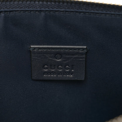 Gucci GG Supreme Monogram Blooms Large Zip Pouch Blue 6 of 9