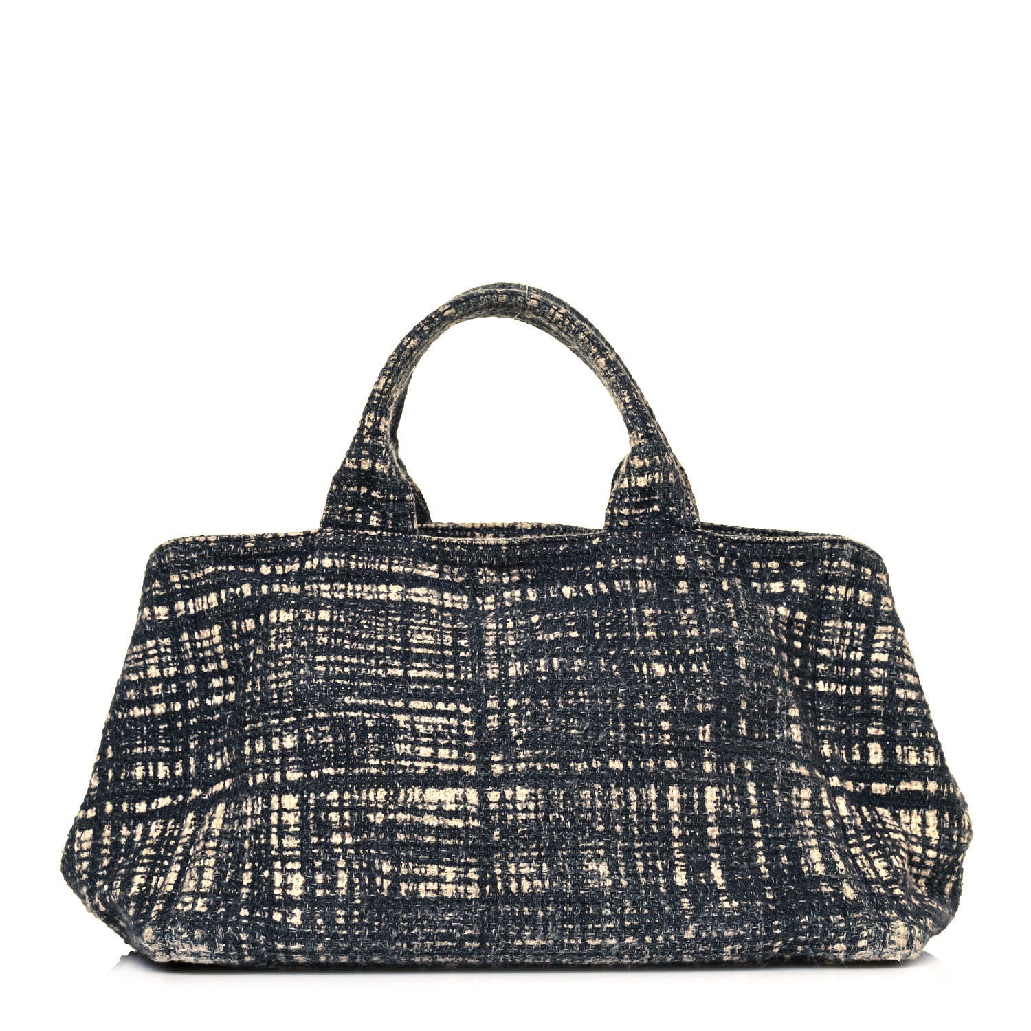 Prada Canapa Tote Grey White 1 of 11