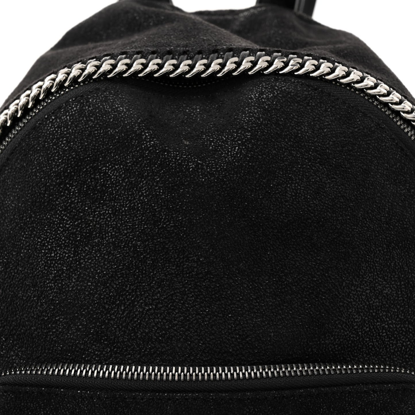 Shaggy Deer Small Falabella Backpack Black