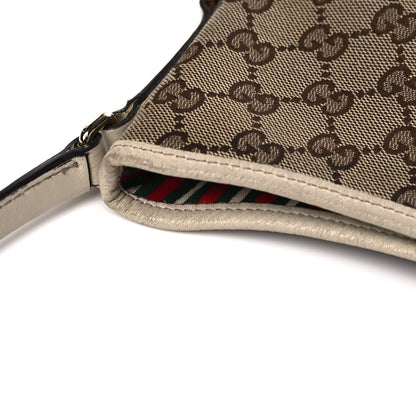 Gucci Monogram Medium New Britt Hobo Off White 13 of 14