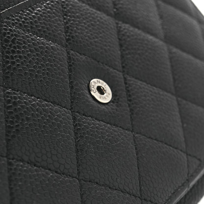 Chanel Caviar Quilted Wallet On Chain WOC Black 15 of 15
