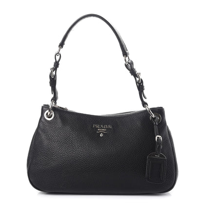 Prada Vitello Daino Hobo Nero Black 1 of 11