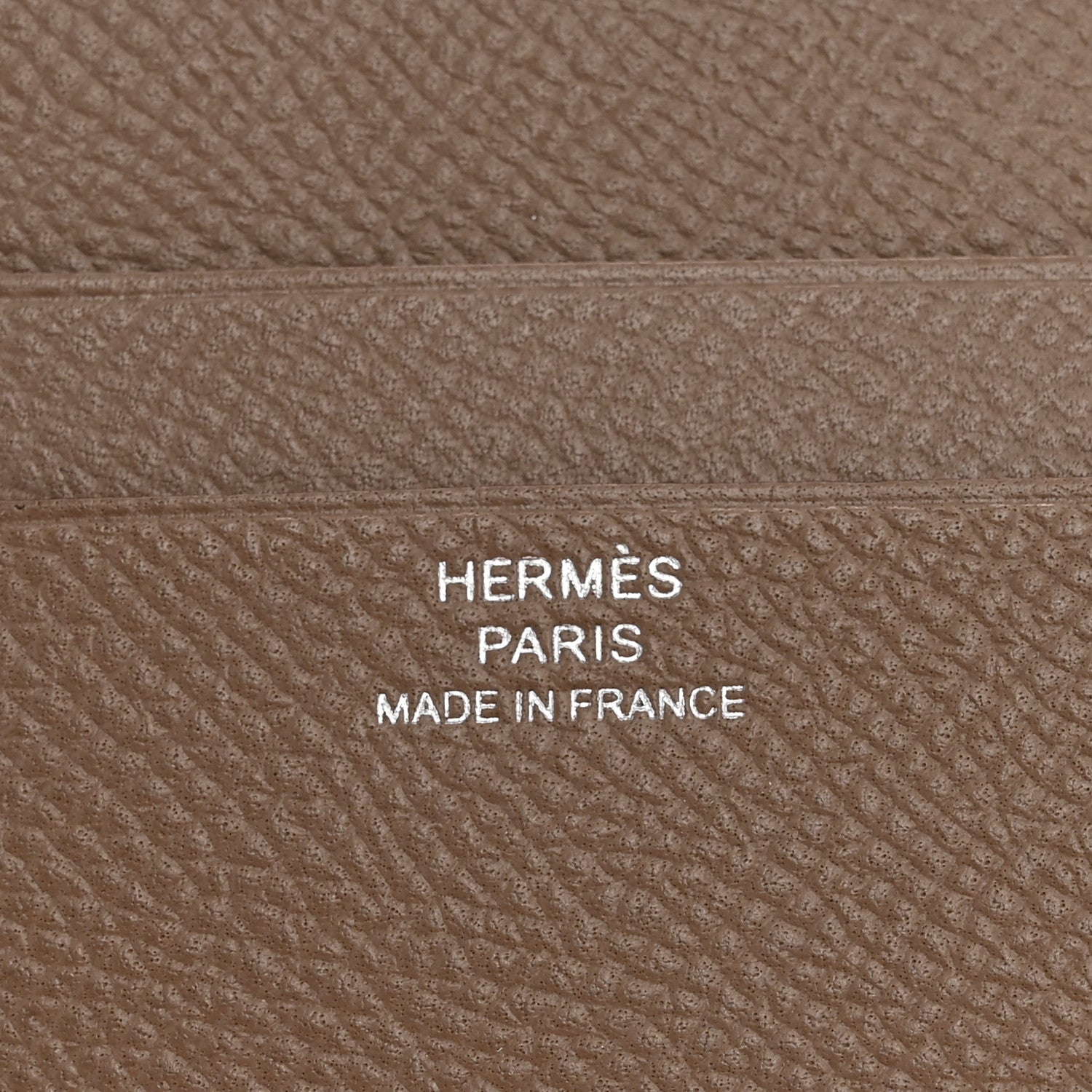 Hermes Epsom MC2 Euclide Card Holder Case Etoupe 6 of 8