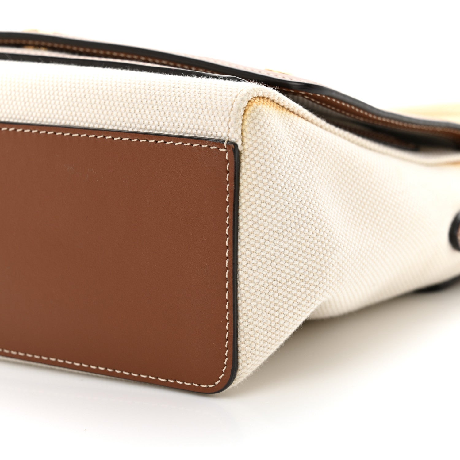 Burberry Canvas Horseferry Print Note Crossbody Bag Natural Tan 10 of 13