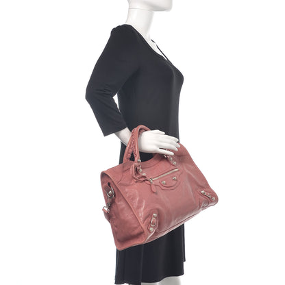 Balenciaga Agneau Giant 12 Silver Hardware City Rose Bruyere 2 of 11