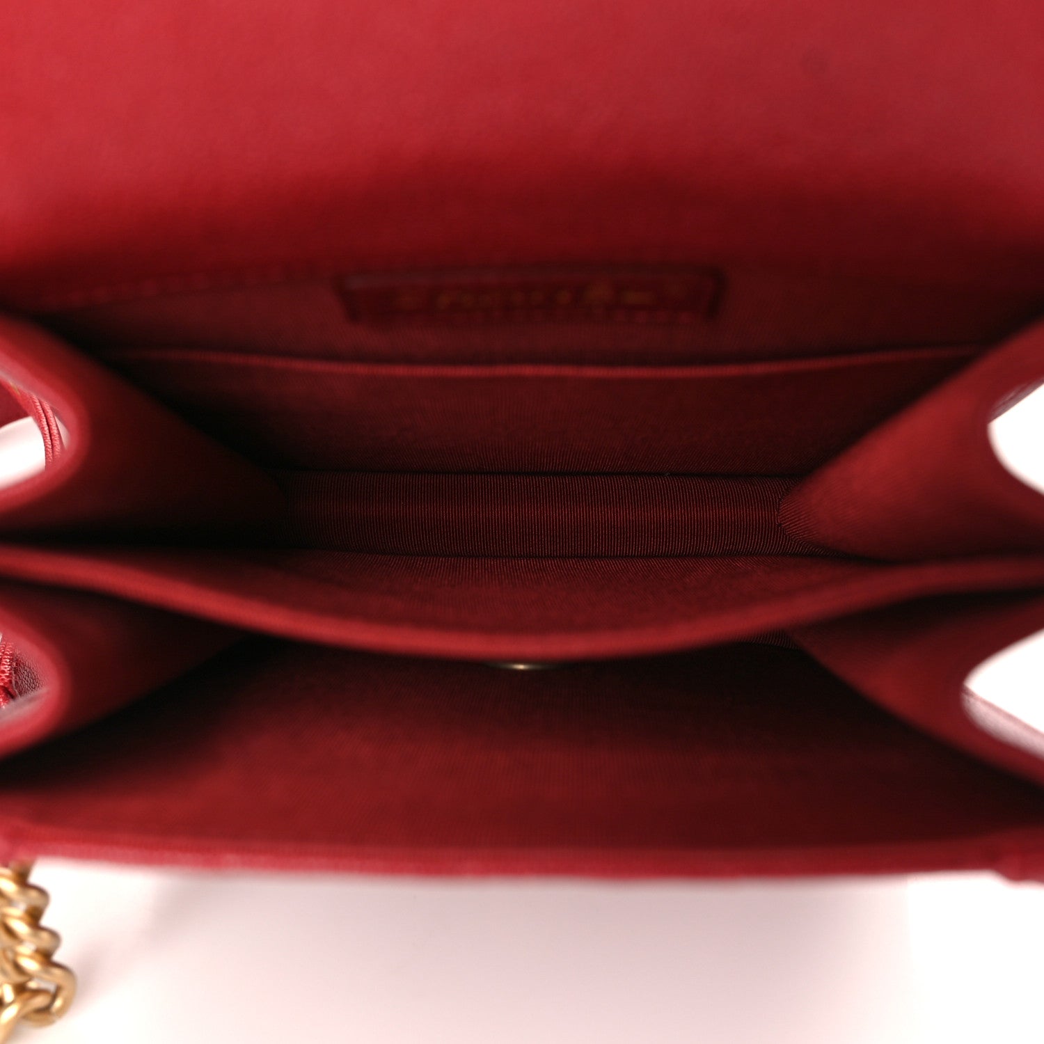 Chanel Caviar Quilted North South Boy Flap Red 5 of 9