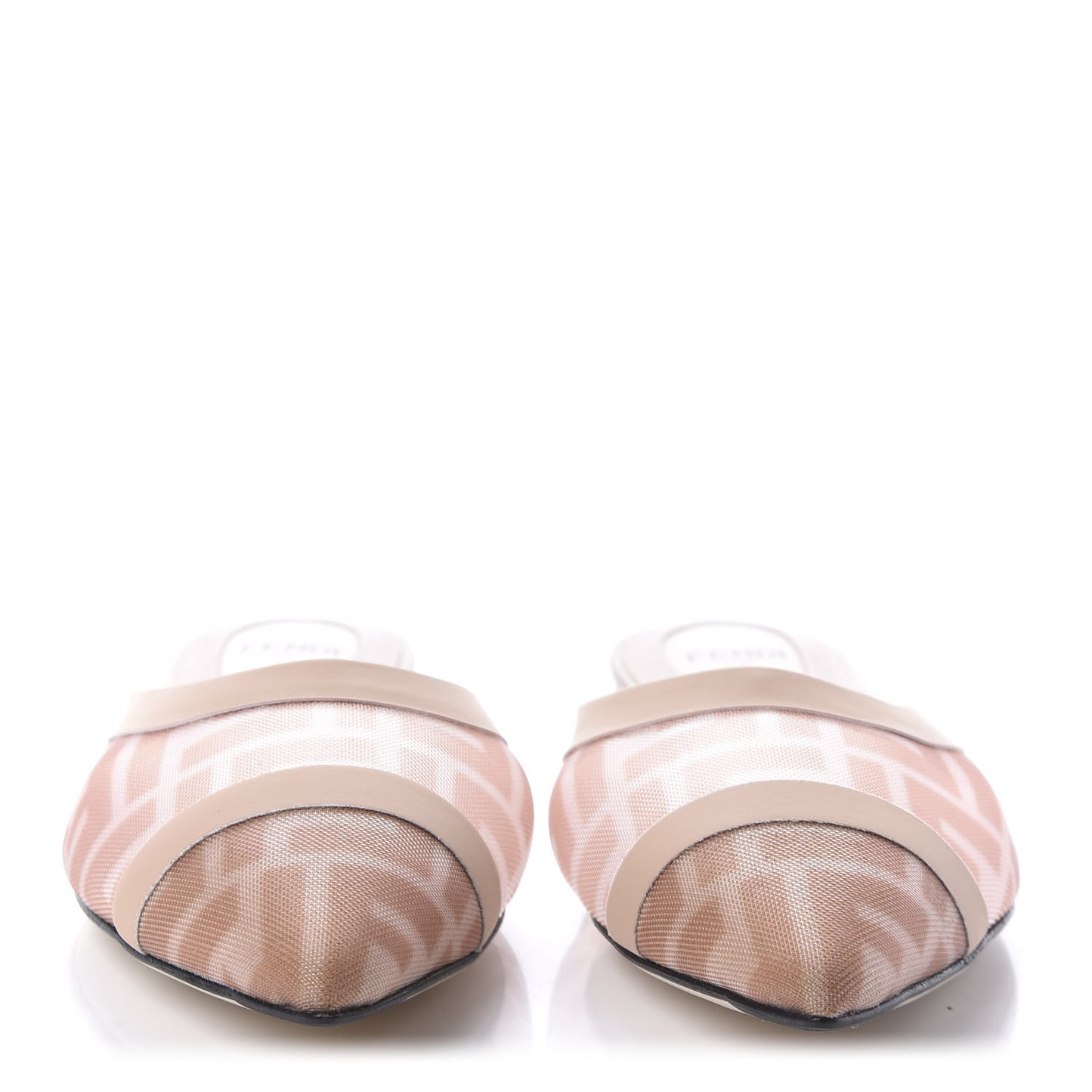 Technical Mesh FF Colibri Flat Mules 36.5 Rose Nudo