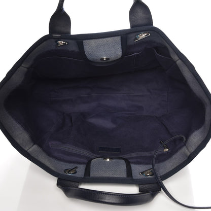 Chanel Canvas Large Deauville Tote Blue 6 of 8