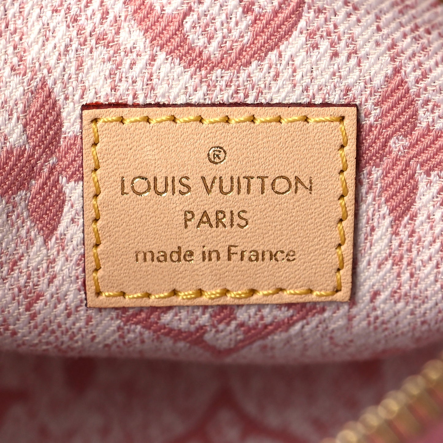 Monogram Jacquard Denim Nano Speedy Bandouliere Pink