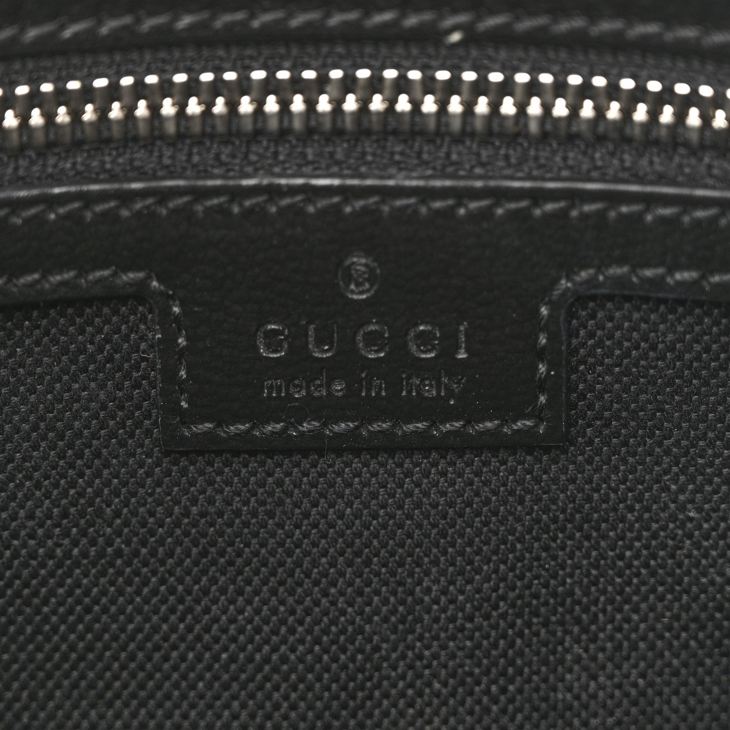 Gucci GG Supreme Monogram Azalea Calfskin Retro Interlocking G Wristlet Messenger Bag Black 6 of 11
