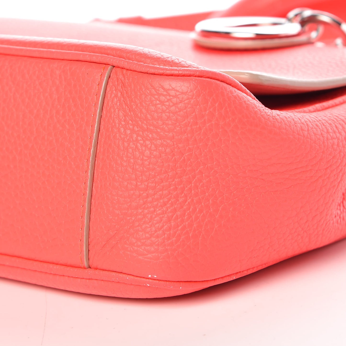 Bullcalf Mini Be Dior Satchel Fluorescent Goji Pink