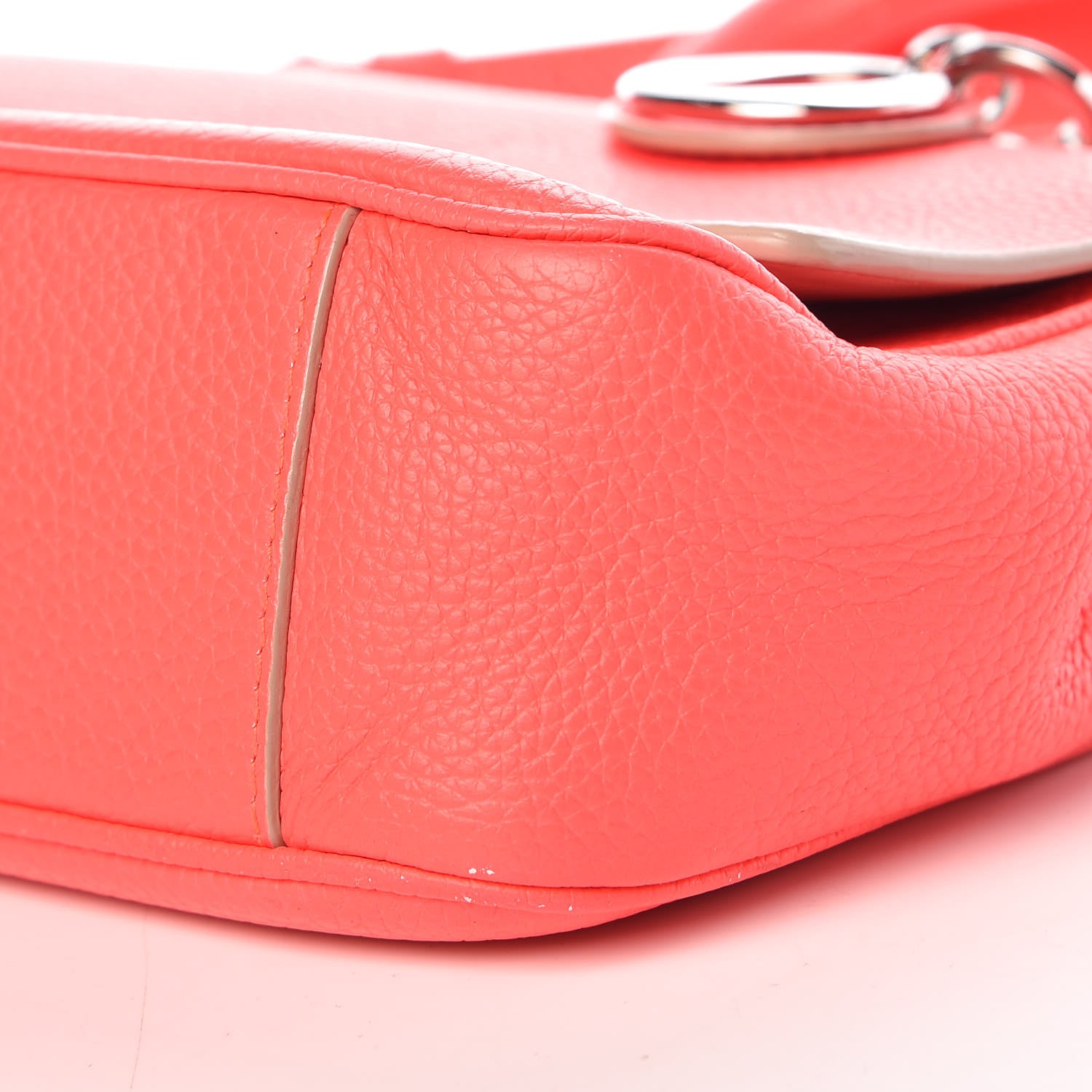 Christian Dior Bullcalf Mini Be Dior Satchel Fluorescent Goji Pink 14 of 19