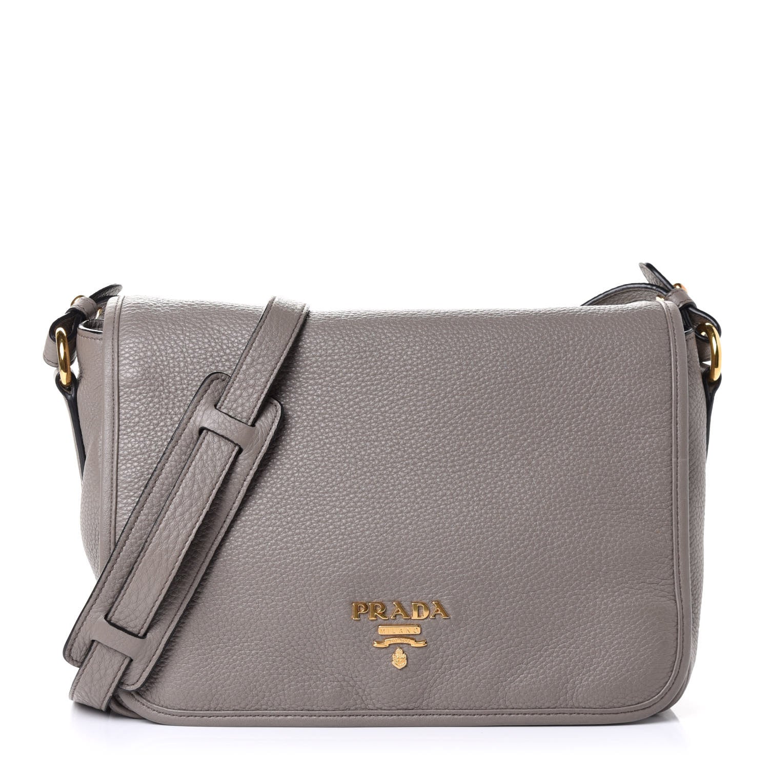 Prada Vitello Phenix Crossbody Bag Argilla 1 of 4