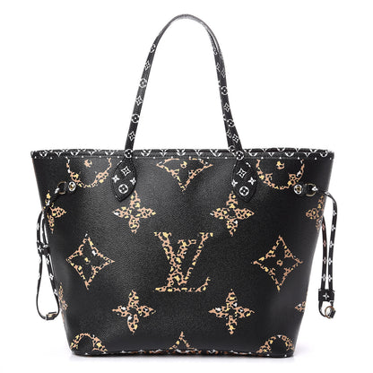 Louis Vuitton Monogram Giant Jungle Neverfull MM Black 1 of 12