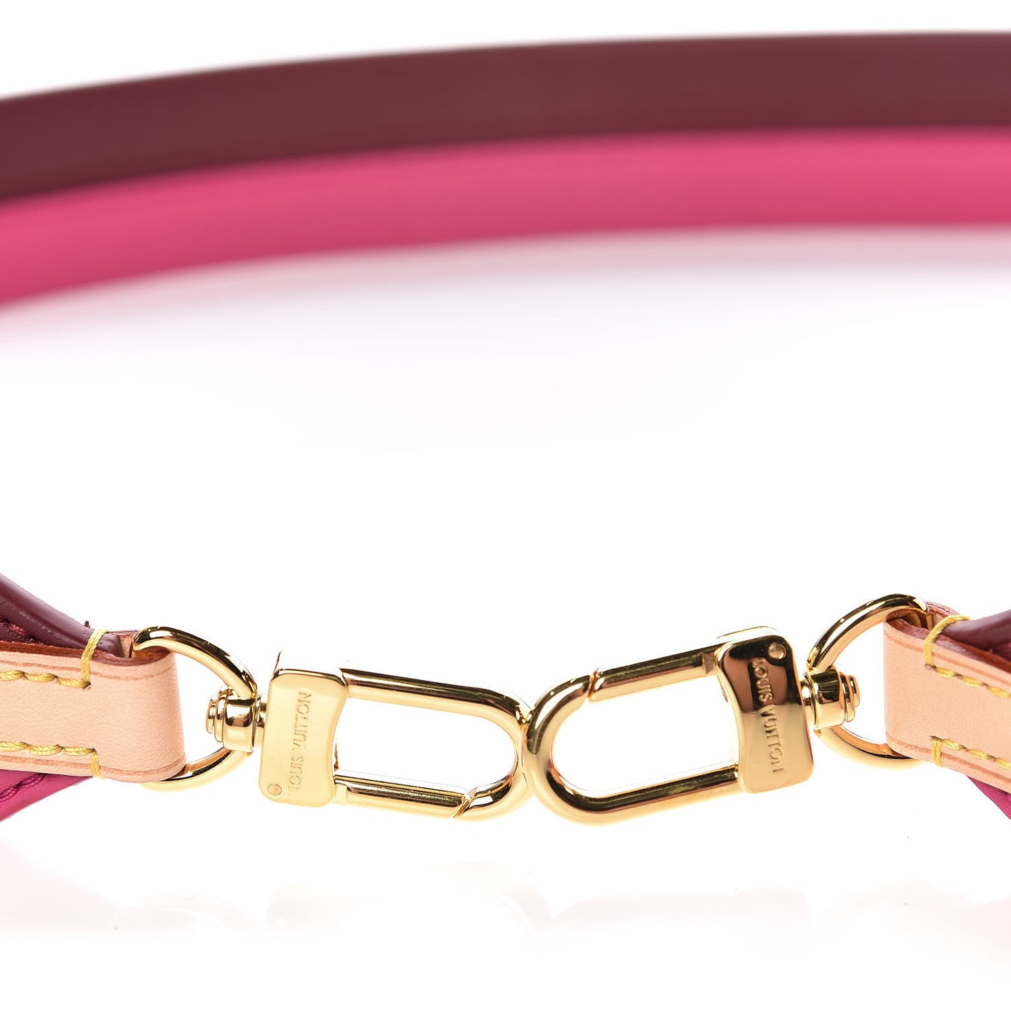Calfskin Cluny BB Shoulder Strap Bordeaux Fuchsia