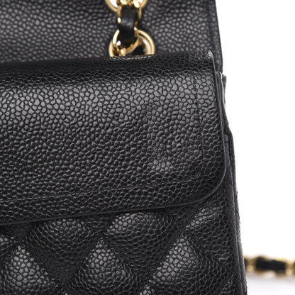 Chanel Caviar Quilted Small Double Flap Black 11 of 13