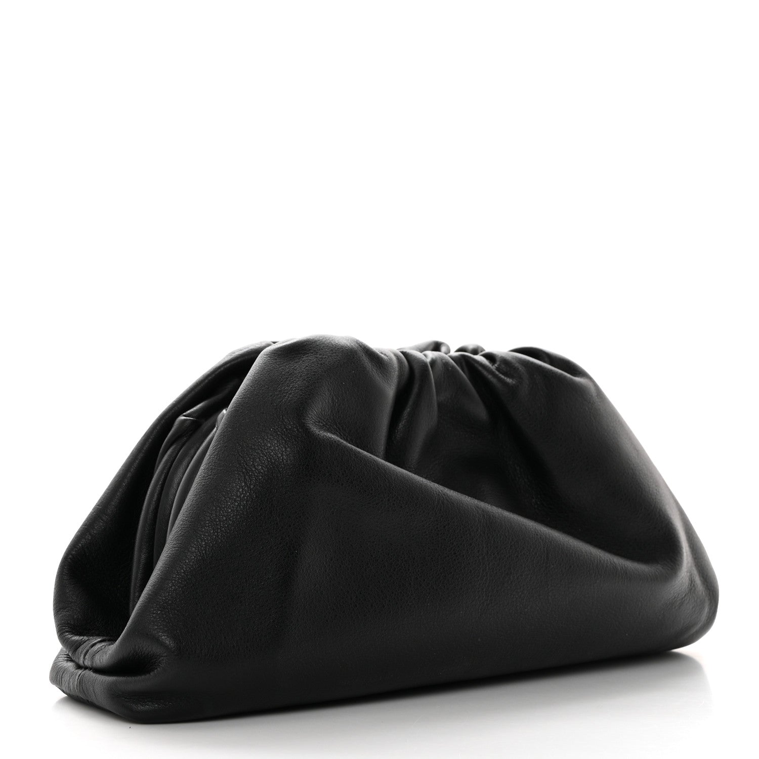 Bottega Veneta Butter Calfskin The Mini Pouch Clutch Black 3 of 7