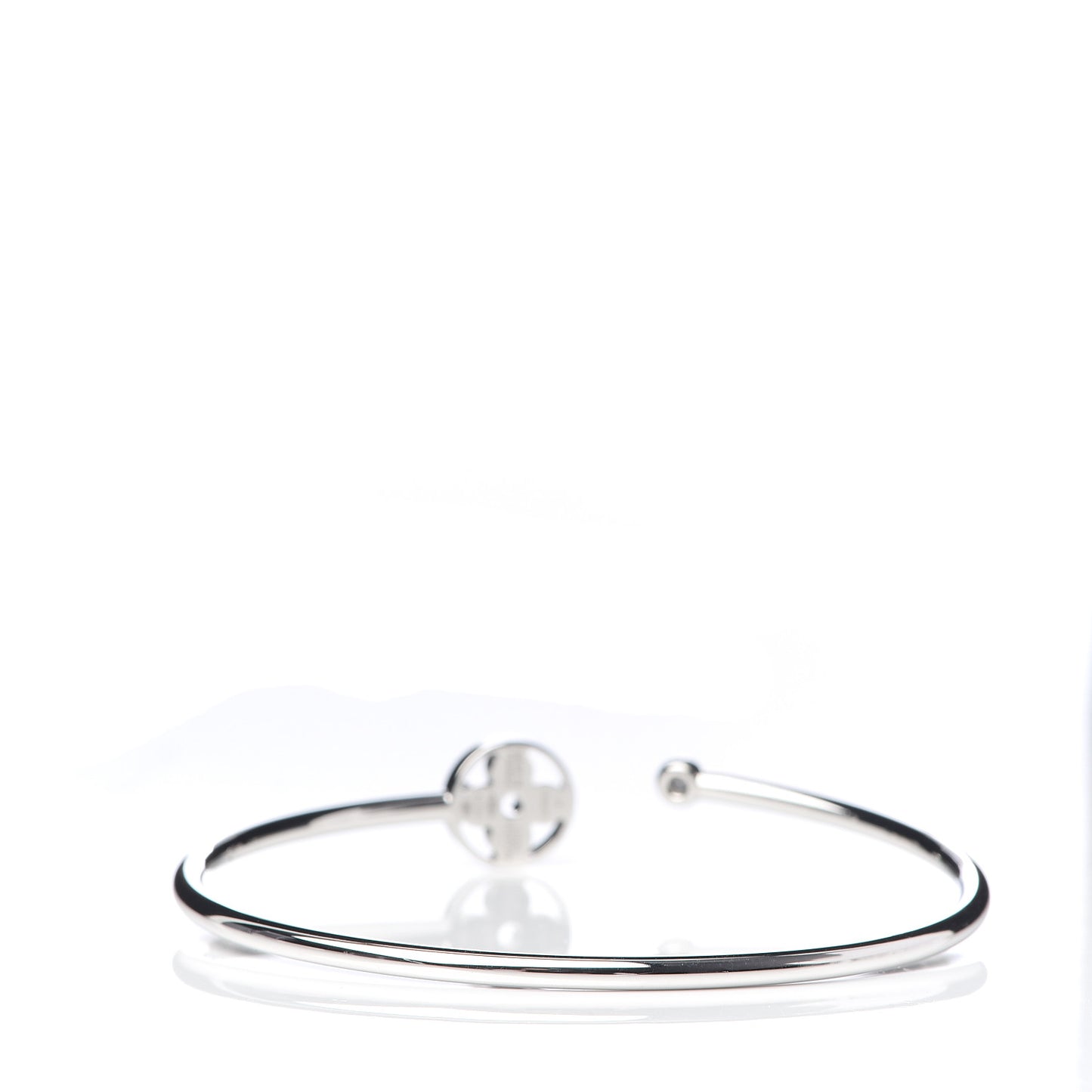 18K White Gold Diamond Pave Idylle Blossom Twist Bracelet