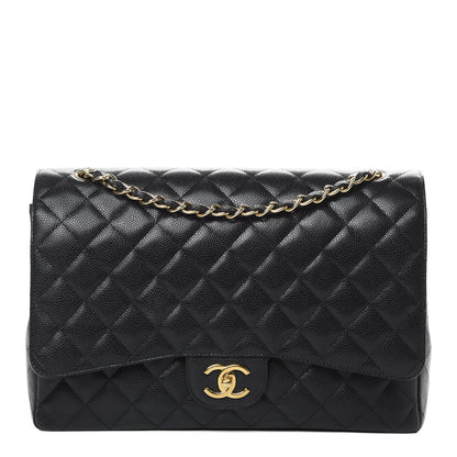 Chanel Caviar Quilted Maxi Double Flap Black 1 of 17
