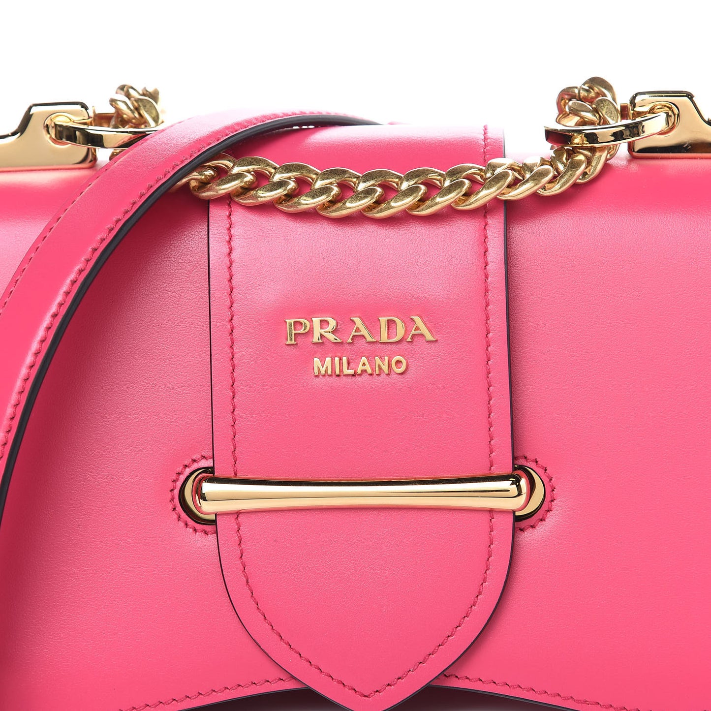 City Calfskin Sidonie Small Chain Crossbody Bag Magenta